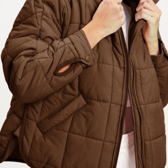 Zip Up Collared Neck Long Sleeve Jacket - Picture 8 of 16